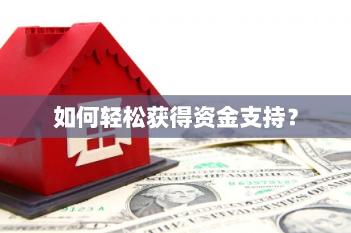 绥滨如何轻松获得资金支持？