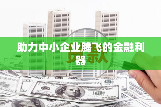 绥滨助力中小企业腾飞的金融利器
