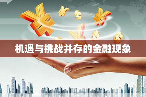 绥滨机遇与挑战并存的金融现象